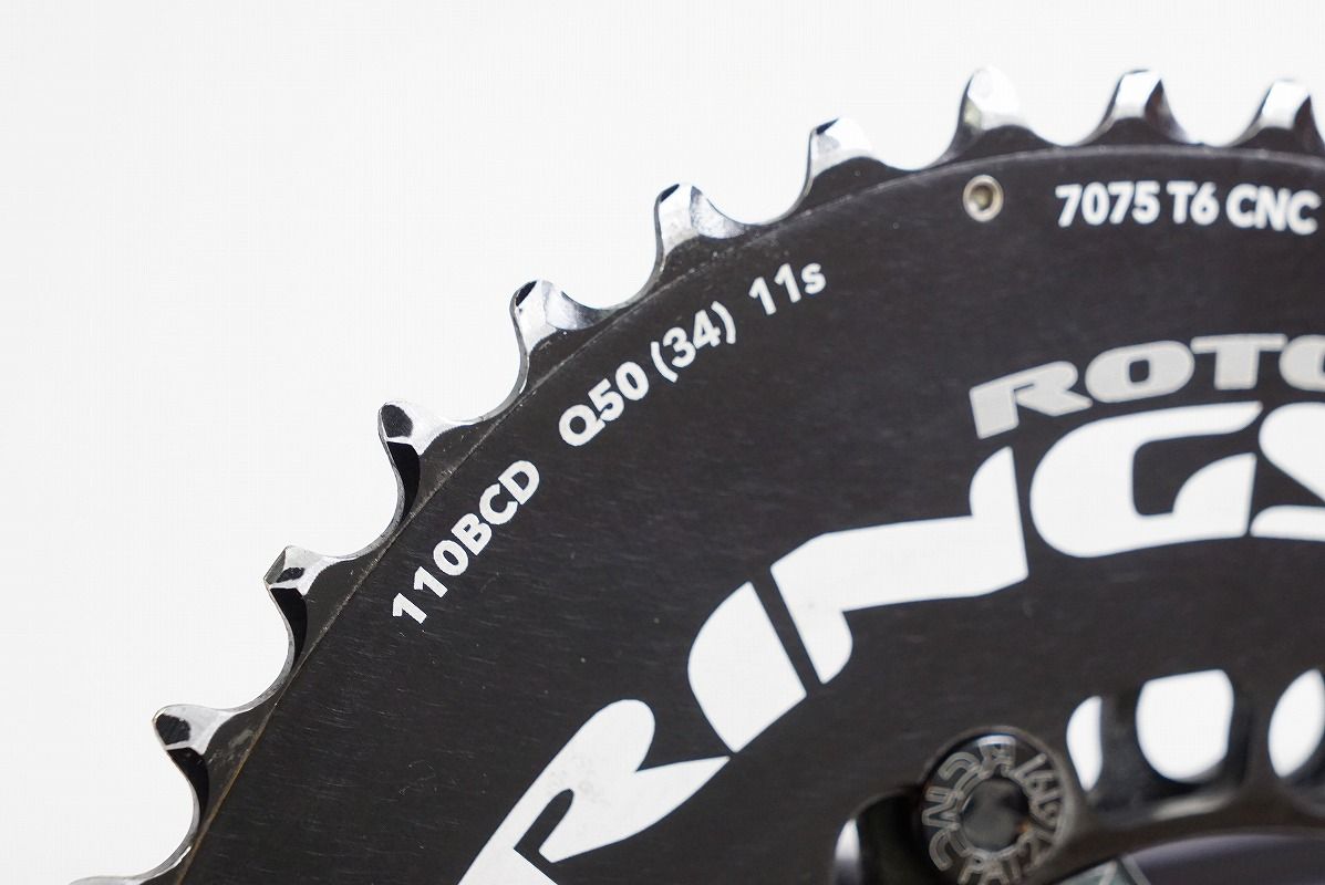 ROTOR 「ローター」 3D Q-RINGS 50-34T 172.5mm クランク / バイチャリ