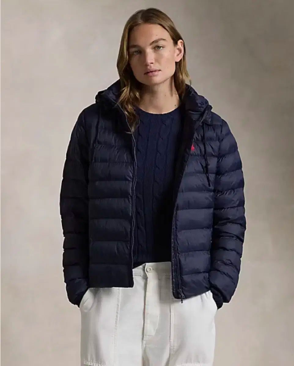 ポロラルフローレン ネイビー フードダウン <タグ付き >