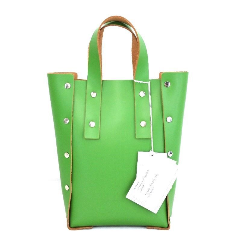 未使用 Hender Scheme エンダースキーマ assemble hand bag tall S di-rb-ats アッセンブル ハンドバッグ グリーン pistachio   70015661