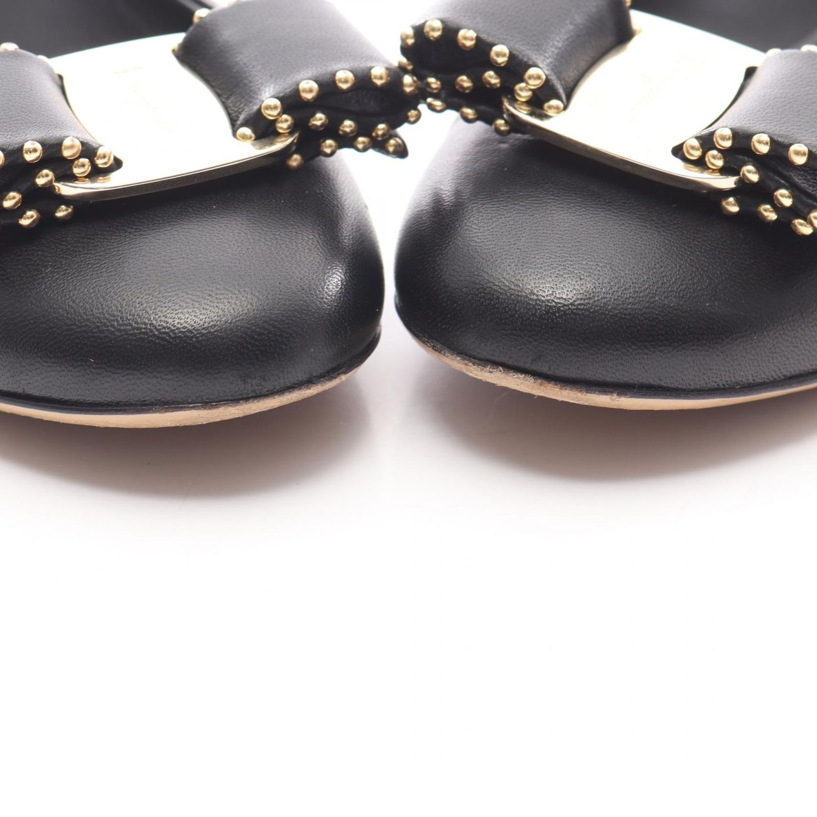 サルヴァトーレフェラガモ Salvatore Ferragamo ヴァラリボン レザー シューズ レディース Used A NICORILABO_COM