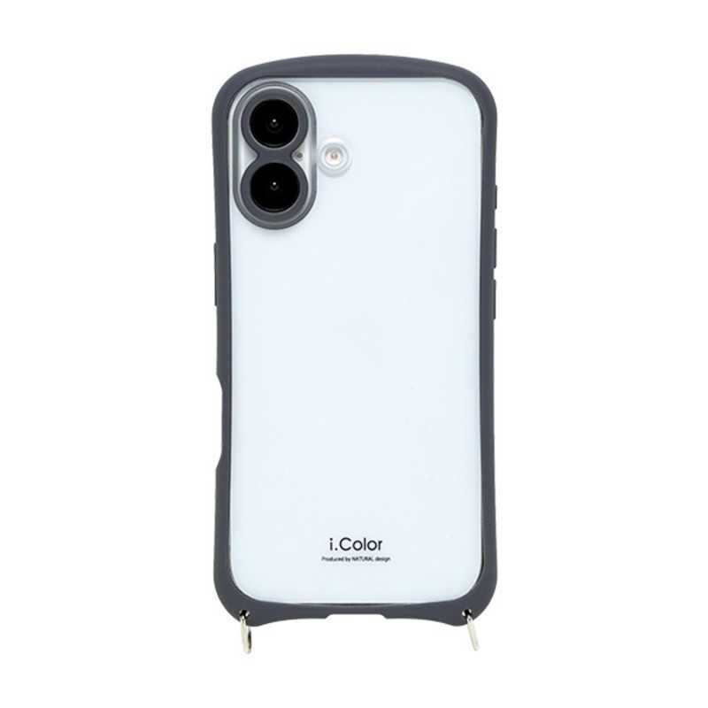 【 新品 未開封 】 ナチュラルデザイン iPhone 16(6.1インチ)i.colorケース チャコール iP24-61-ICSH01 未使用 送料無料 iPhone ナチュラルデザイン 16(6.1インチ)手帳型ケース NATURAL iP24-61-ICSH05 15（6.1