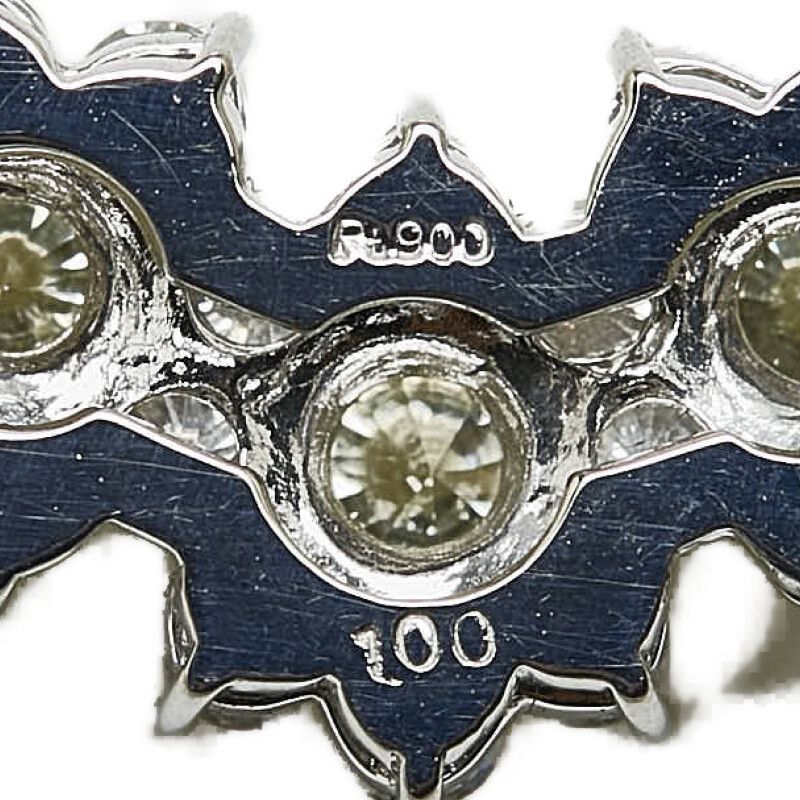 フラワー 花 モチーフ Pt900 プラチナ Pt850 プラチナ レディース【1  