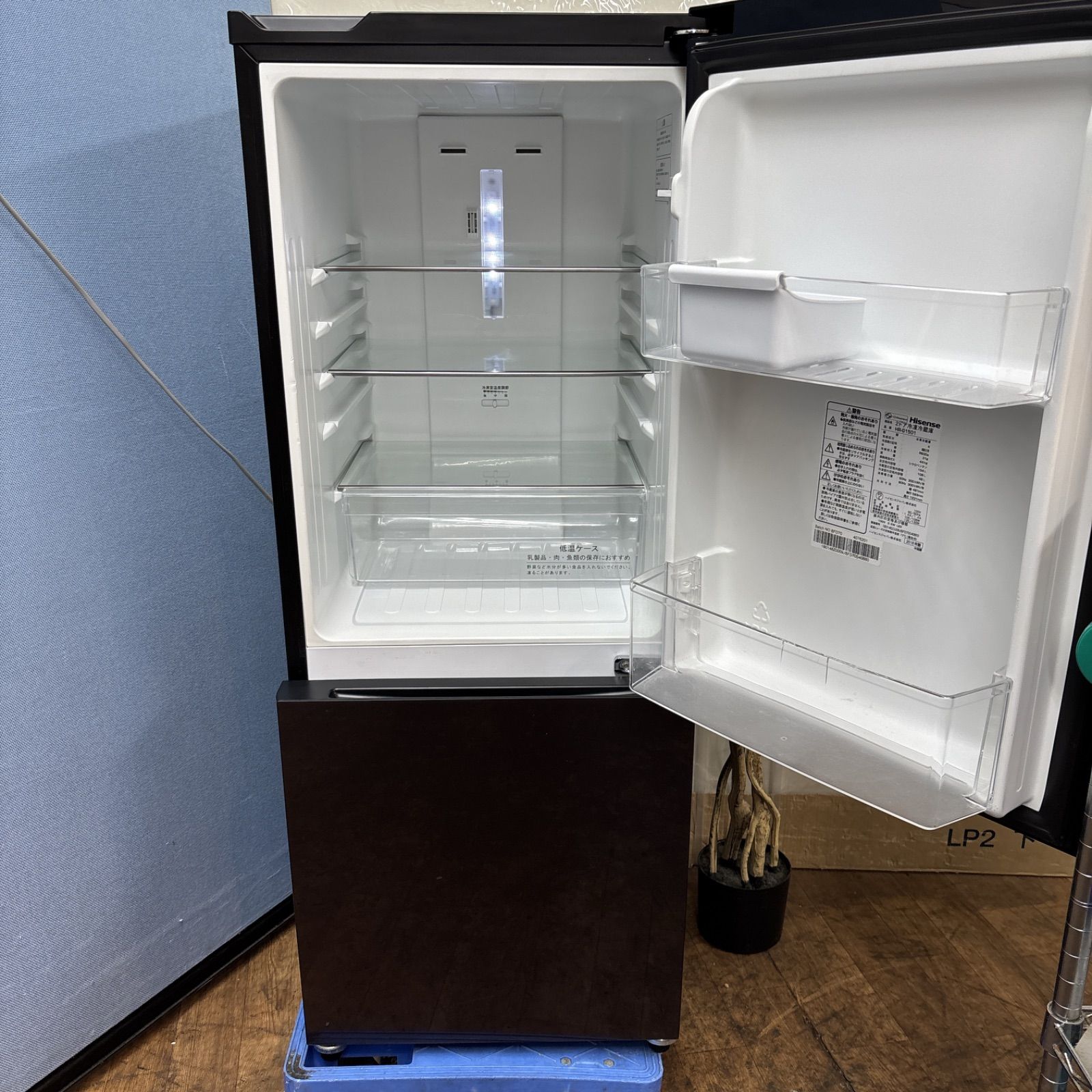 I312 🌈 名古屋市近郊配送設置無料！ Hisense 冷蔵庫 (154L