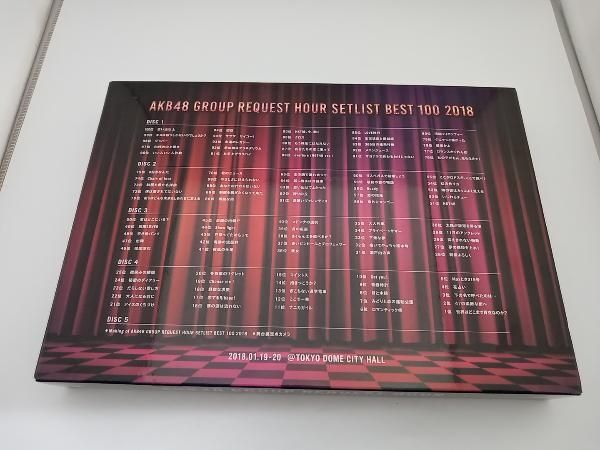 AKB48グループリクエストアワー セットリストベスト100 2018(Blu