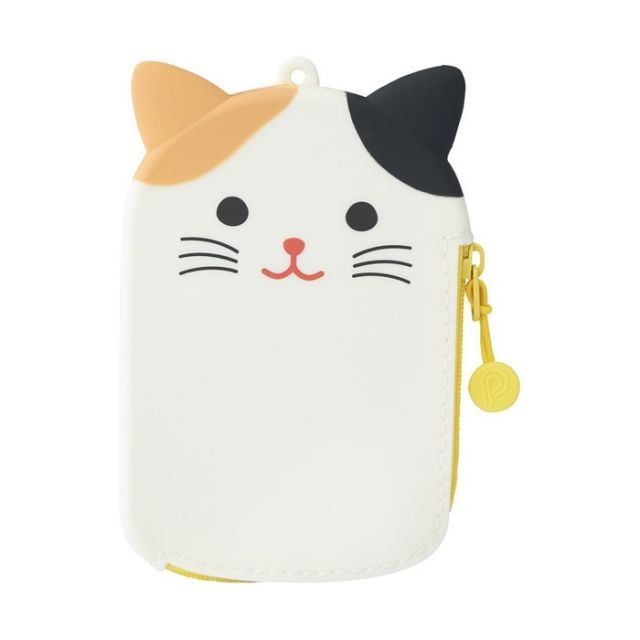 (まとめ）リヒトラブ Punilabo　パスポーチ　ミケネコ A-7784-7 【×10セット】