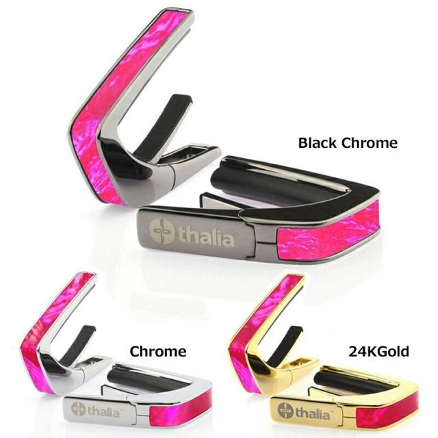 【美品】thalia カポタスト ピンク(MOROHA uk使用モデル) Amazon | タリア カポ Thalia Capos Exotic Shell Series/PINK