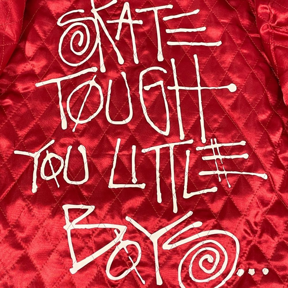 STUSSY ステューシー 名古屋栄15周年 レザーライダースジャケット