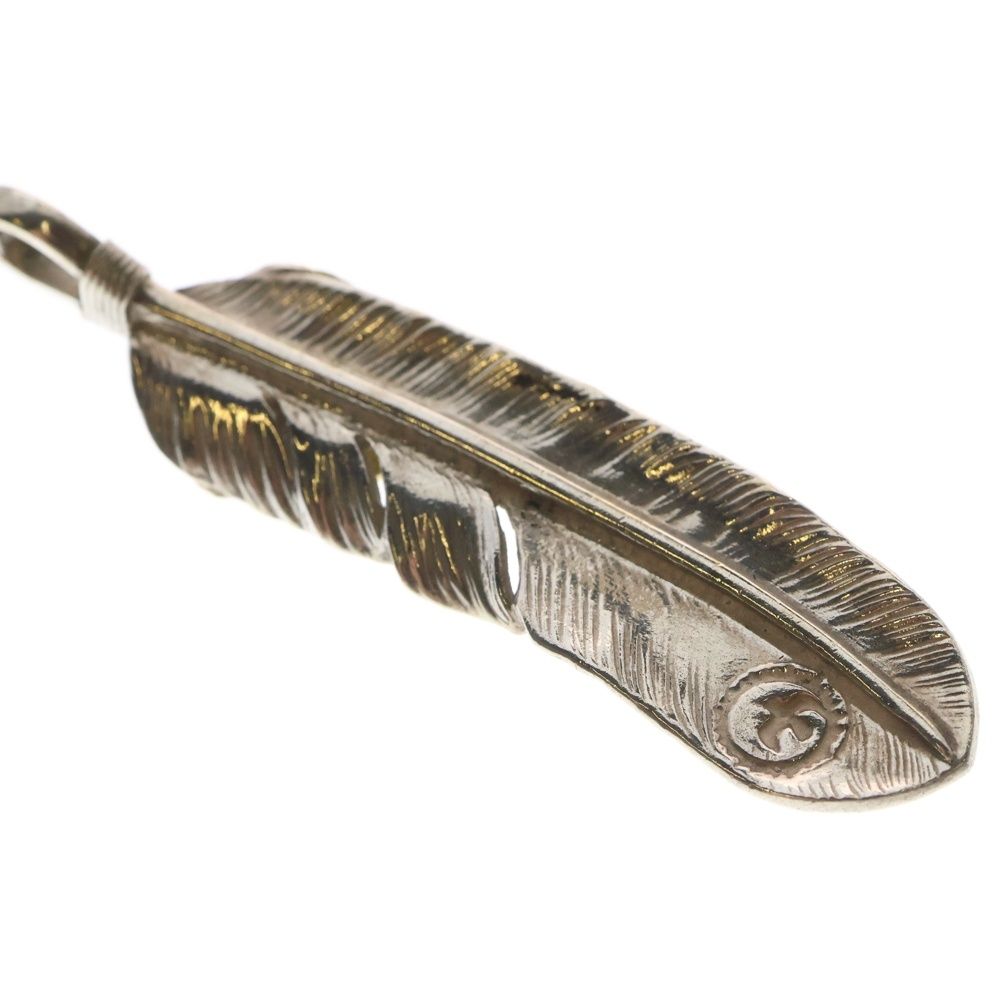 goro's (ゴローズ) 【現行】上金金縄ターコイズ特大フェザー 左向き