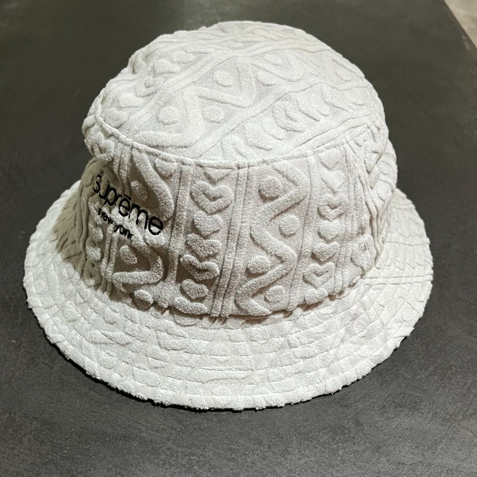 国内正規 美品 supreme 23SS Terry Pattern Crusher クラシックロゴ 