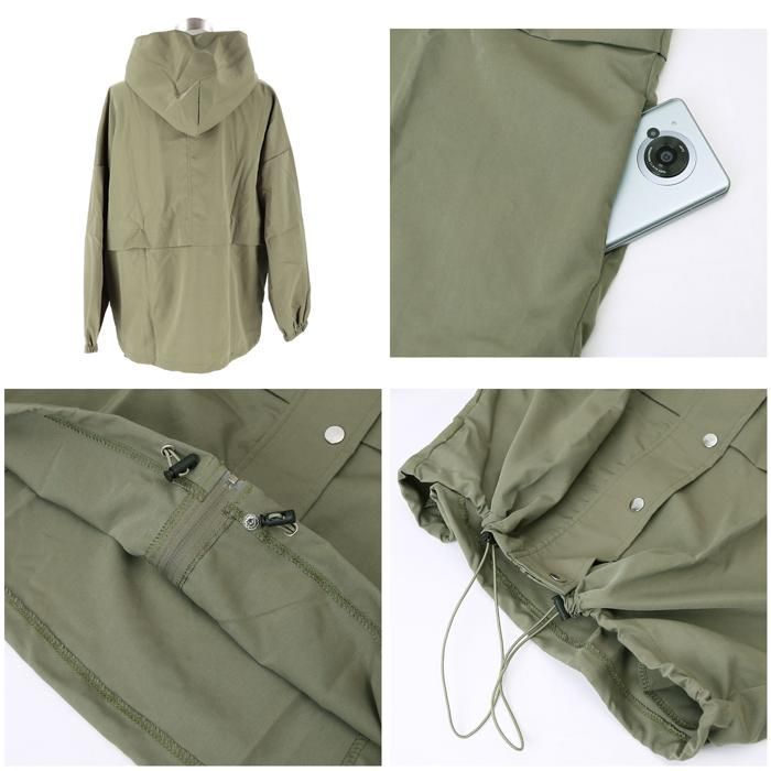 ☆ カーキ ☆ アウター パーカー レディース lycoat2 パーカー ☆ カーキ ☆ アウター パーカー レディース lycoat2 パーカー