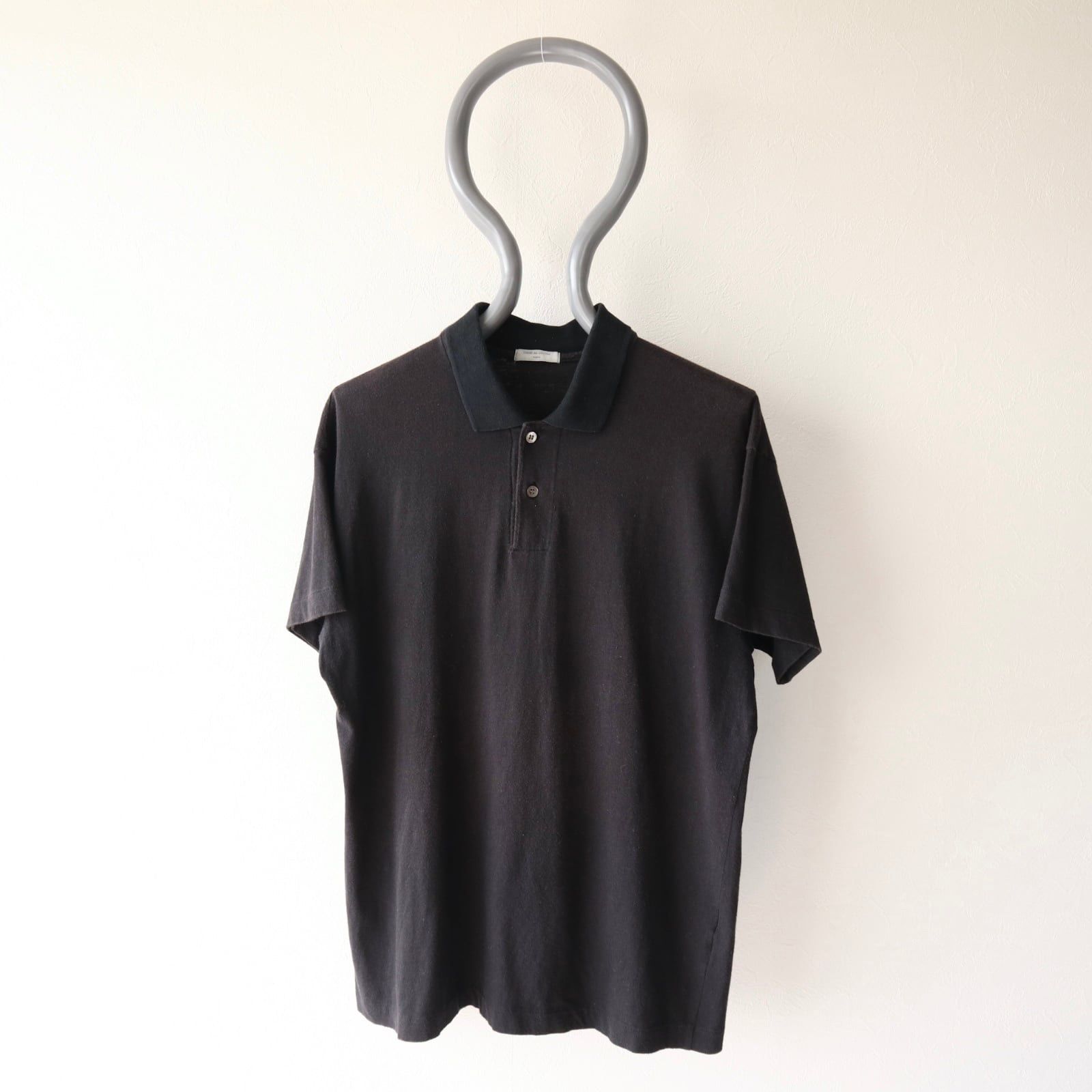 90s COMM des GARCONS HOMME ポロシャツ スウェット 黒 1984SS COMME des GARCONS HOMME | ジュゴニック