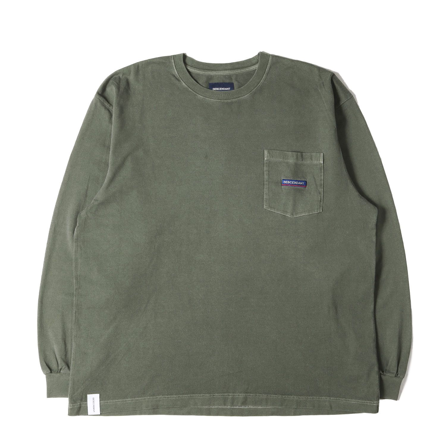 DESCENDANT ディセンダント 20SS ピグメントダイ加工 ロング