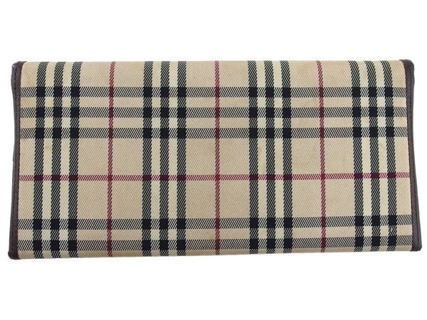 バーバリー BURBERRY 長財布 ノバチェック ベージュ ブラウン