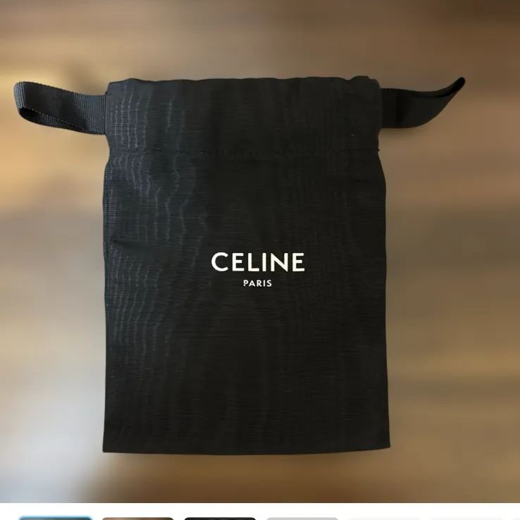 CELINE セリーヌ　保存袋　巾着袋　黒　8枚 セリーヌ CELINE 巾着 保存袋 - メルカリ