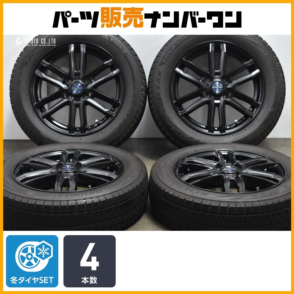 交換用に ユーロテック 15in 5J 32 5.5J 42 PCD100 ブリヂストン ブリザック VRX2 165|65R15 185|60R15 スマート フォーフォー 可