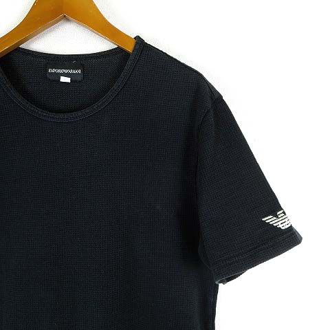 エンポリオアルマーニ EMPORIO ARMANI Tシャツ ワッフル イーグル ロゴ