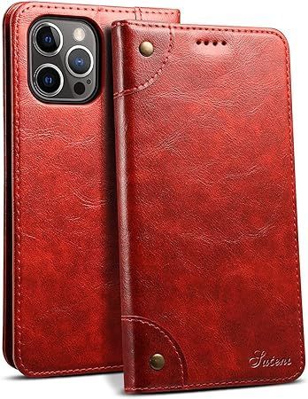 【在庫処分】JCGOOD iPhone 13 Pro Max ケース 手帳型 カード収納 アイフォン13 Pro Max カバー 手帳 スタンド機能 マグネット式 本革 レザー 財布型 携帯スマホケース軽量 薄型 防塵 耐衝撃保護 ワイ