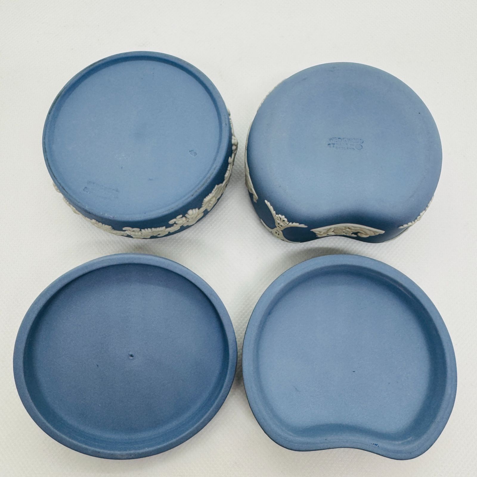 S【ヴィンテージ】WEDGWOOD ウェッジウッド ジャスパー ブルー