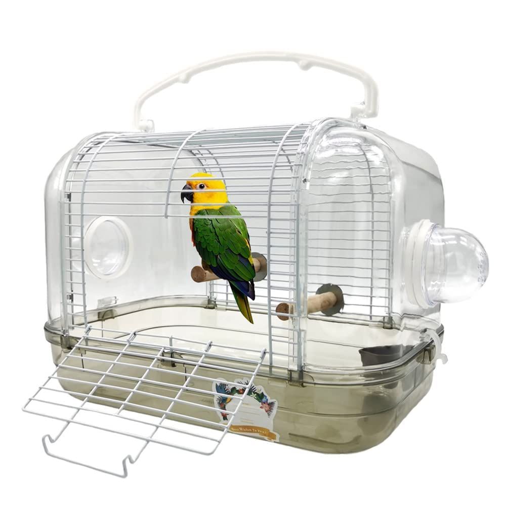 新品未使用】バードケージ 鳥 キャリー 止まり木付き ケージ 文鳥 インコ 通院 おでかけ 鳥かご セキセイ 手乗り IYOIYA ゲージ 組み立て式  - メルカリ