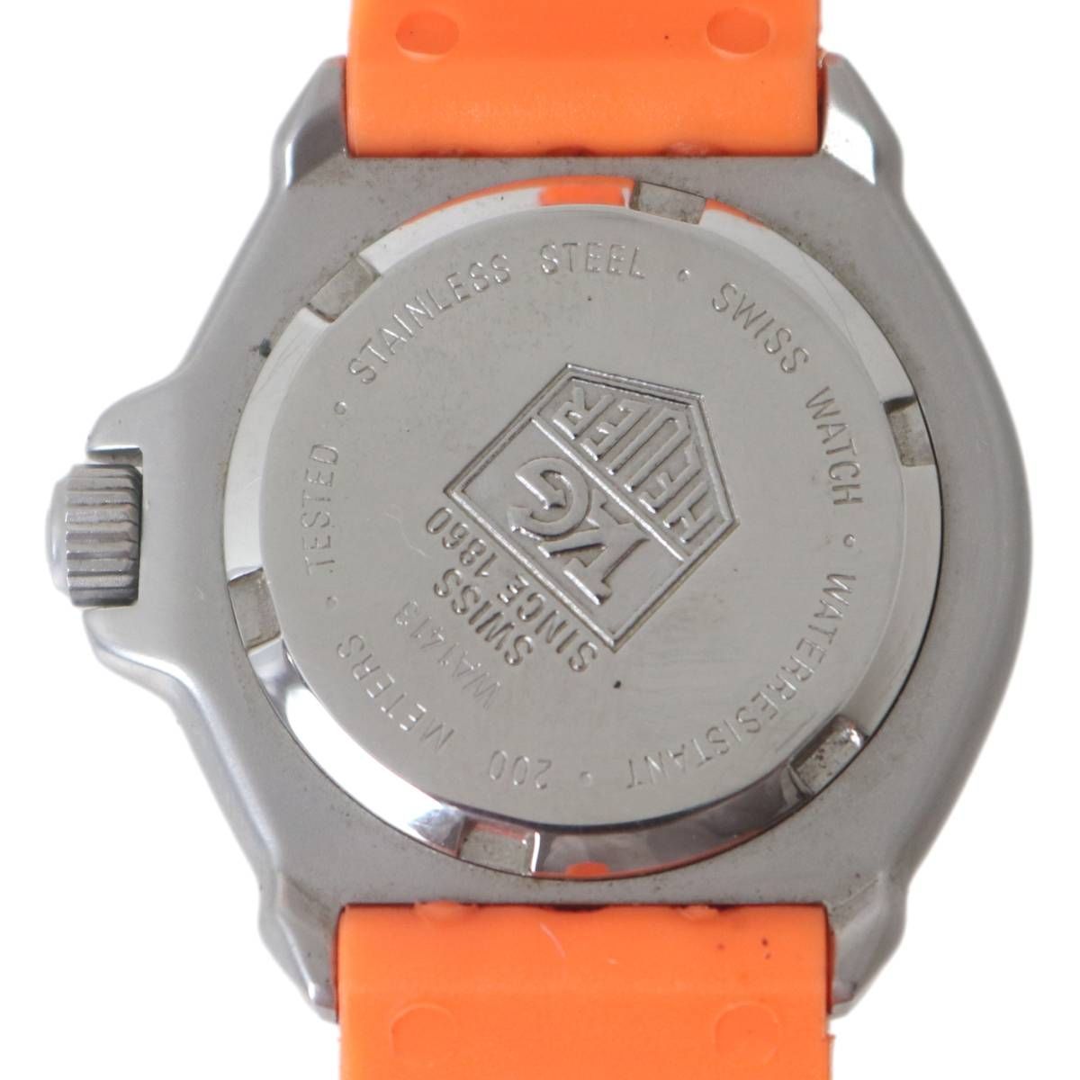タグホイヤーTAG HEUERフォーミュラ1オレンジ　レディース　ラバーバンド タグホイヤー フォーミュラ1 オレンジ レディース ラバーバンド