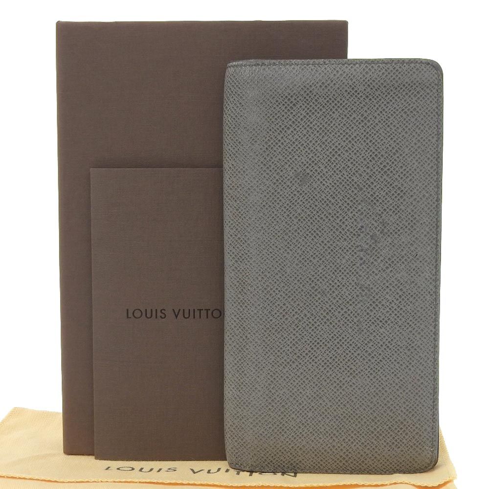 本物保証】 箱・布袋付 ルイ ヴィトン LOUIS VUITTON タイガ ポルトフォイユ ブラザ 二つ折り 長財布 グラシエ M32653 -  メルカリ