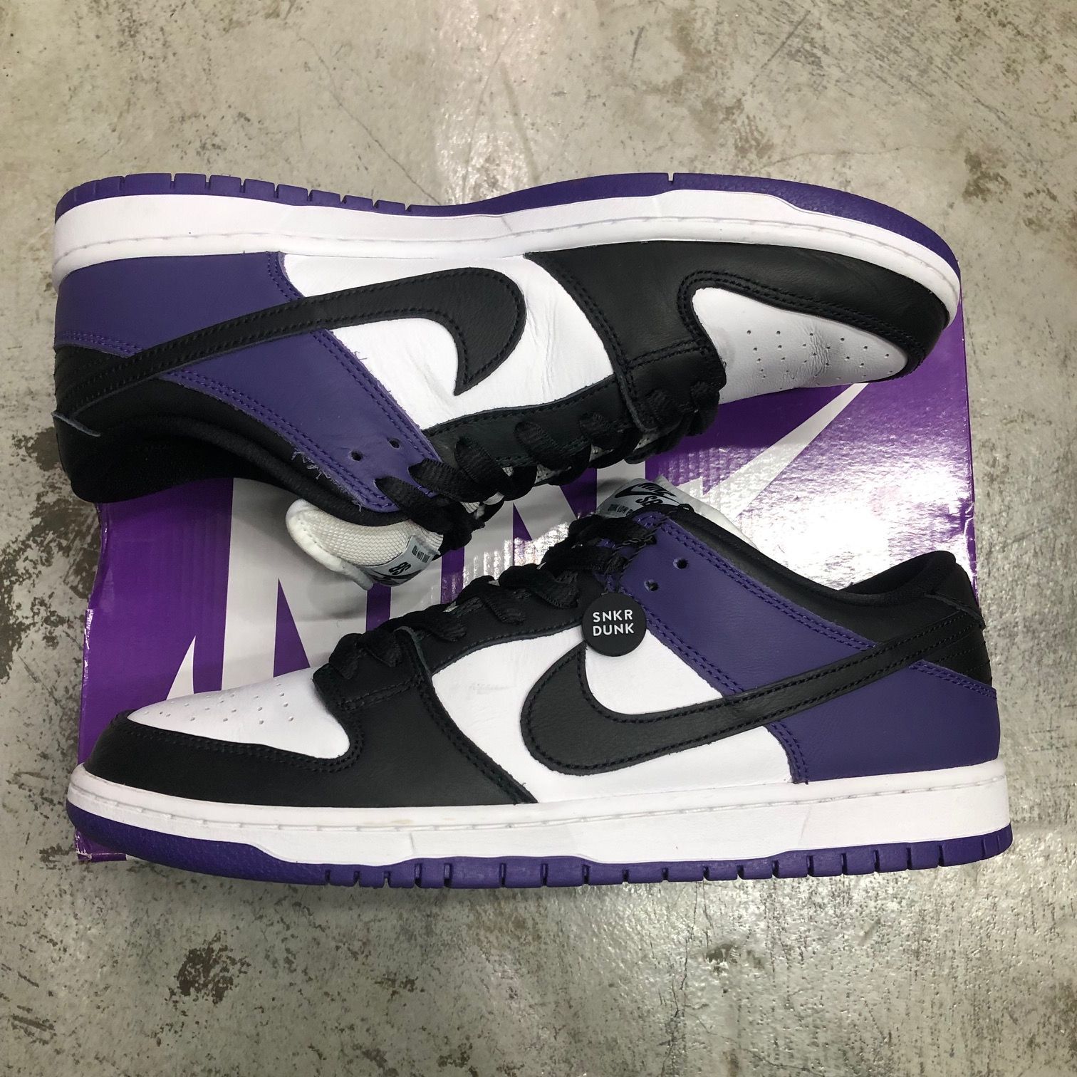 国内正規 NIKE SB DUNK LOW PRO COURT PURPLE BQ6817-500 コート 