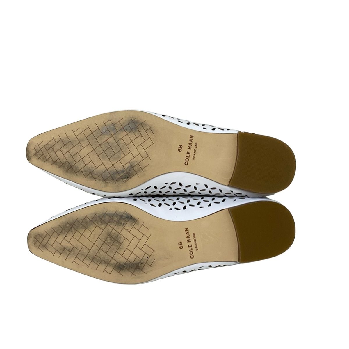 COLEHAAN コールハーン　ローファー　6B　シルバー 23cm レディース コール ハーン COLE HAAN スタッシ エンブリッシュド ローファー