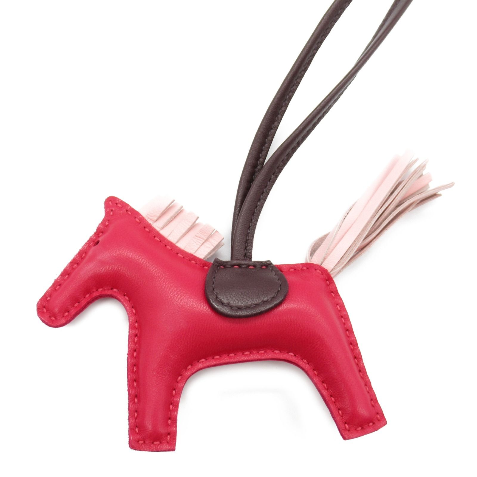 新品未使用HERMES ロデオPM  フランボワーズローズサクラ　ルージュセリエ エルメス HERMES チャーム ロデオPM フランボワーズ/ローズ