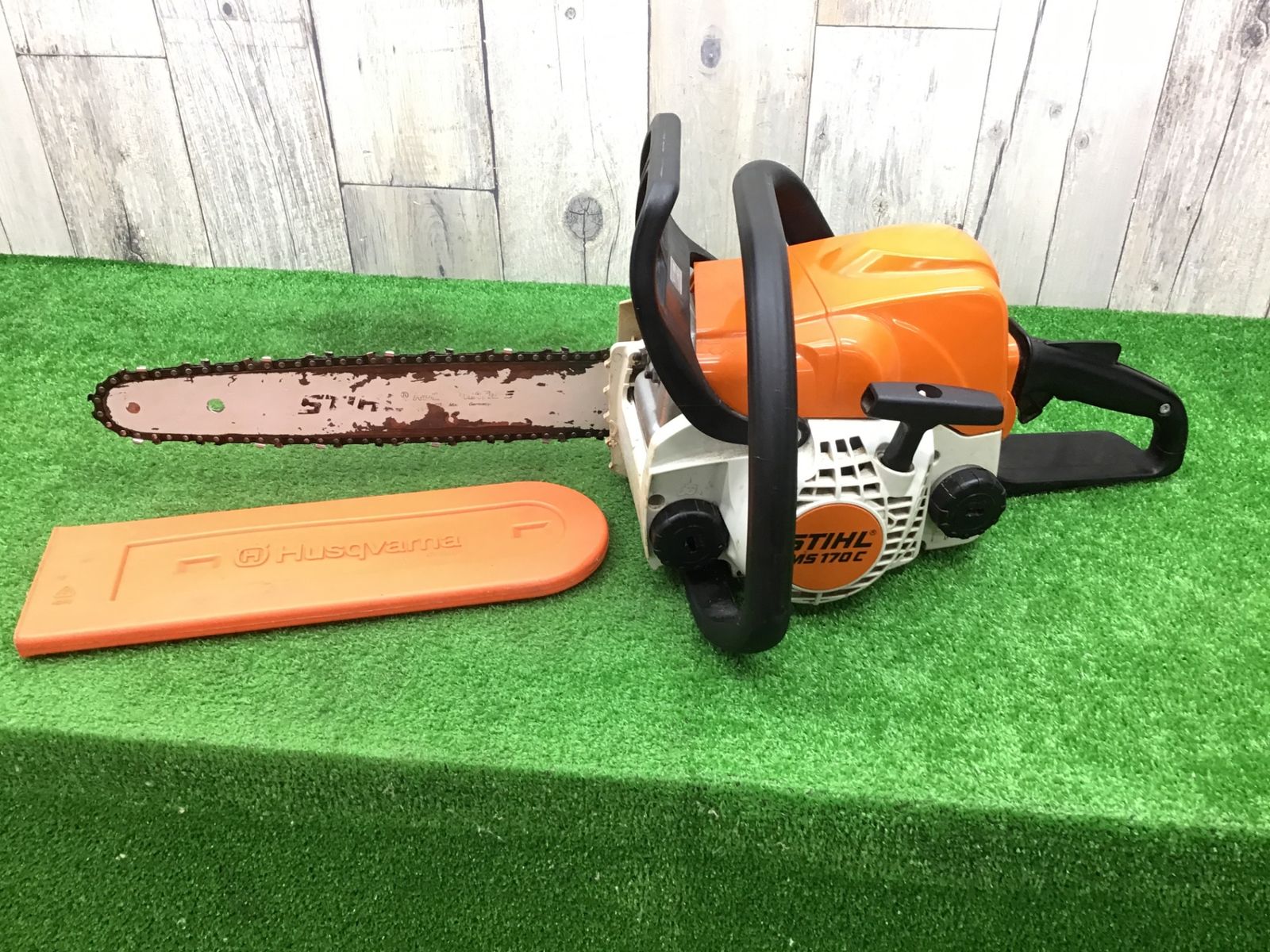 送料無料 Bランク STIHL エンジンチェーンソー MS170C-E アクトツール富山店 L