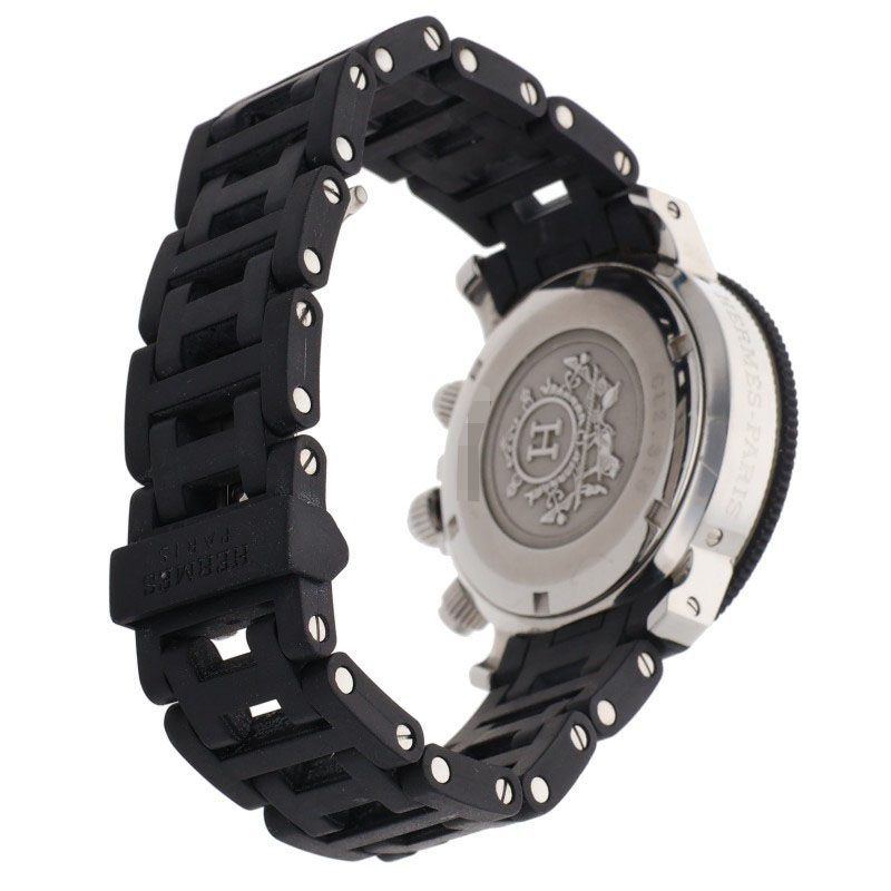 HERMES クロノグラフ クリッパーダイバー クォーツ 腕時計 CL2.315 楽天市場】【中古】 美品 HERMES エルメス クリッパーダイバー