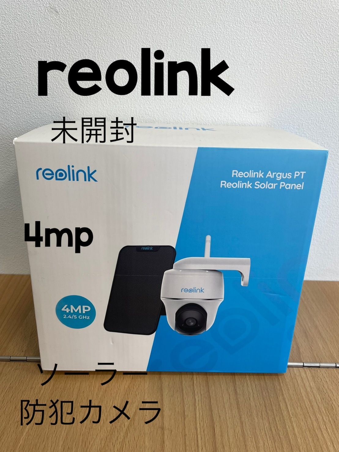 REOLINK 防犯カメラ 屋外 ソーラーパネル付き WiFi 電池式 ワイヤレス