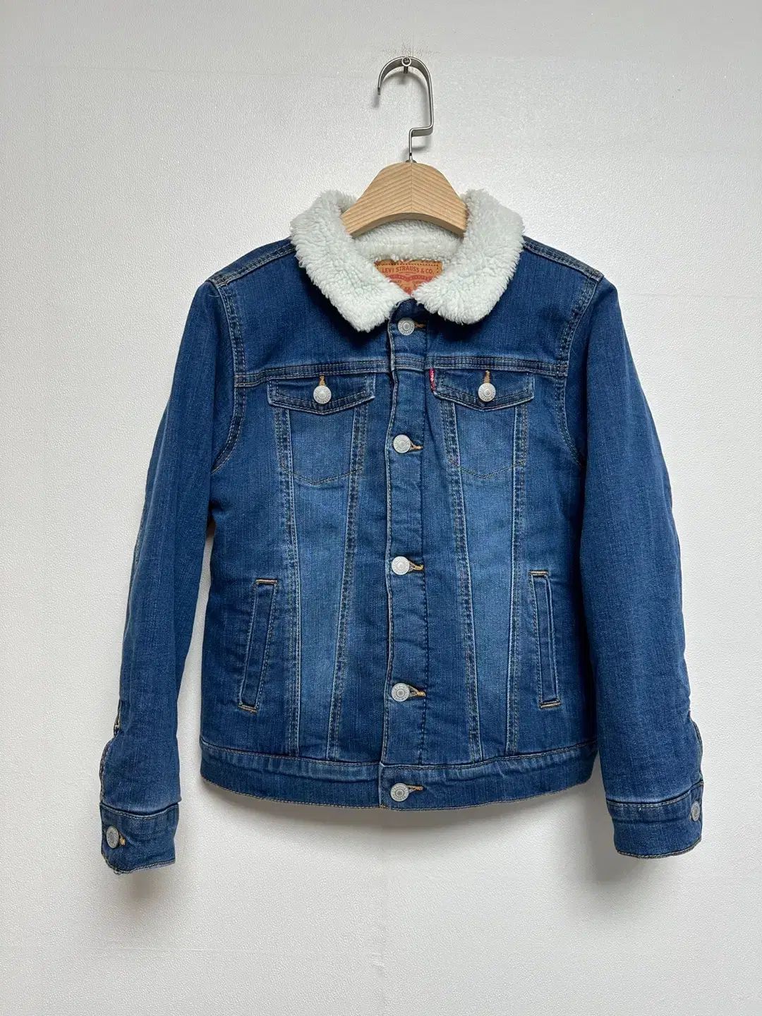 LEVI'S(リーバイス) ジュニア セルパ ボアフリース ジャケット ( 7 三)