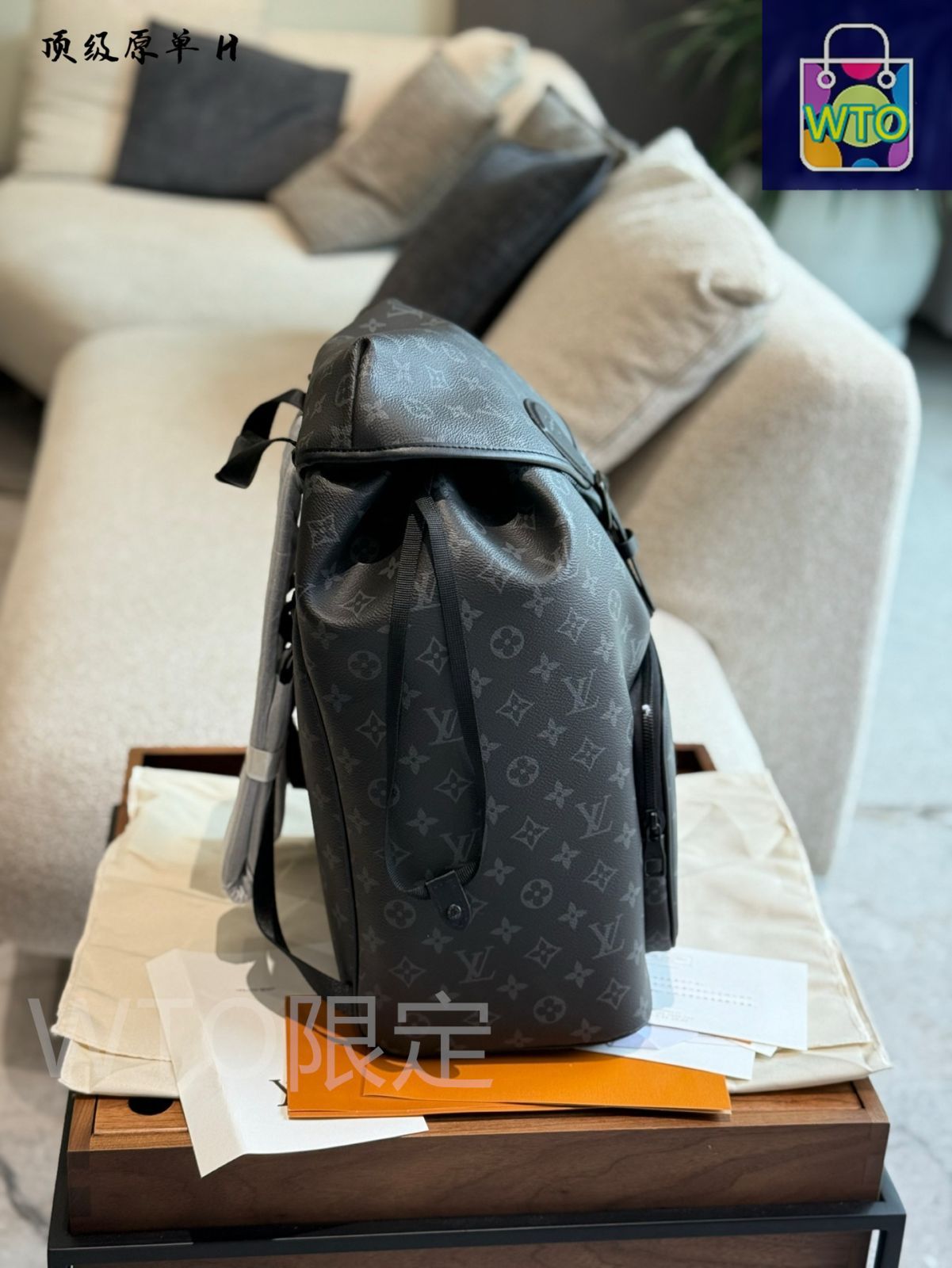 M*n様 Louis Vuitton モノグラムバックパック 今日特価】LV ルイヴィトン 黒モノグラム リュックサック ダブル