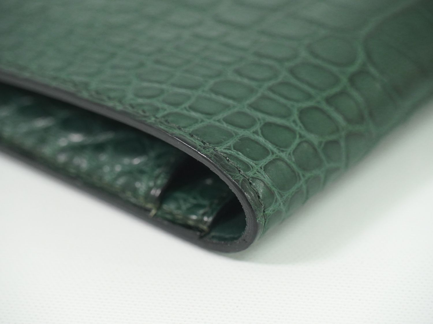 本物 エルメス HERMES ドゴン GM アリゲーター レザー 長財布 ロング  