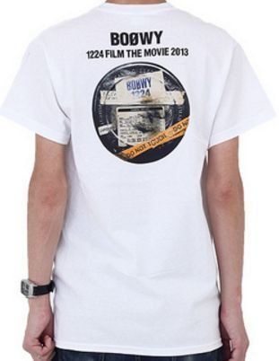 ユイミュージック BOØWY 30th ANNIVERSARY フィルム缶1224 - BOOWY ボウイ 1224 FILM THE MOVIE 2013 Tシャツ 氷室京介 布袋寅泰 M ホワイト