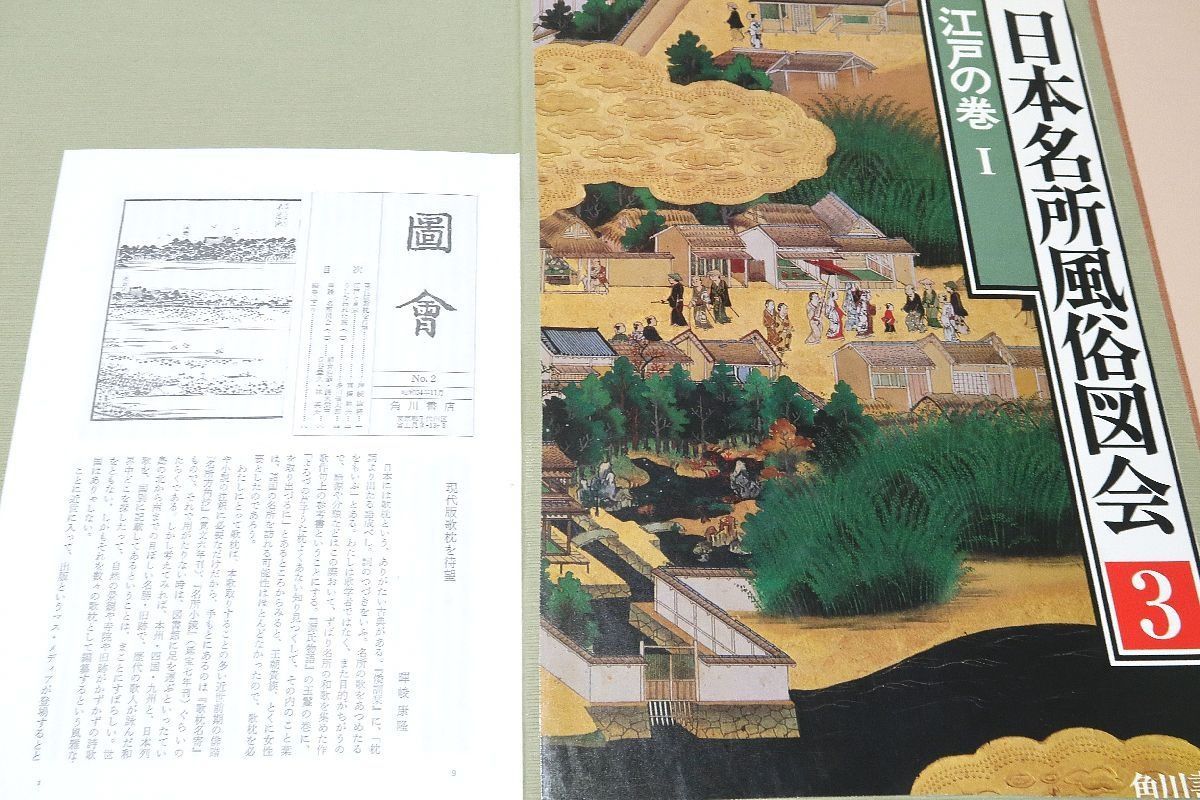 日本名所風俗図会・江戸の巻・2冊/近世後期に突如出現し写実的