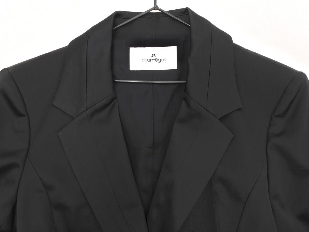 courrèges テーラードジャケット 40サイズ Courreges】ドット柄 テーラードジャケット - メルカリ