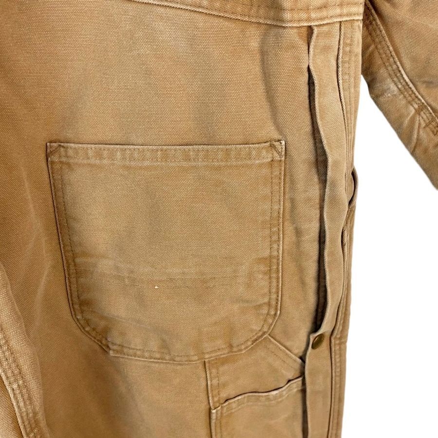 ★USA製★ Carhartt 中綿キルティング　オールインワン　つなぎ 90sUSA製カーハートcarhartt中綿入りキルティングライナーダック