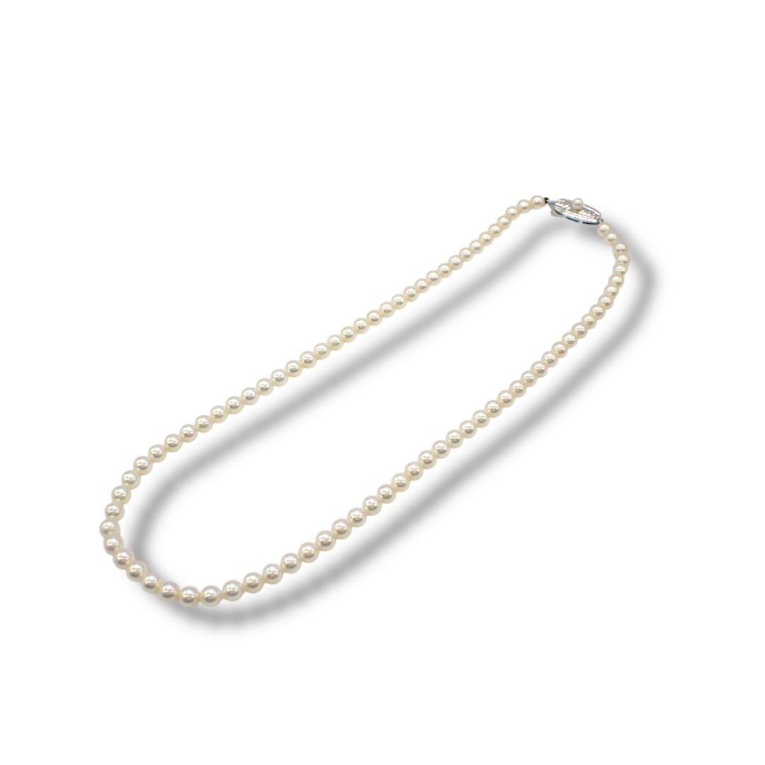 ミキモト MIKIMOTO 5.0-5.5mm あこや パール 真珠 あこや真珠