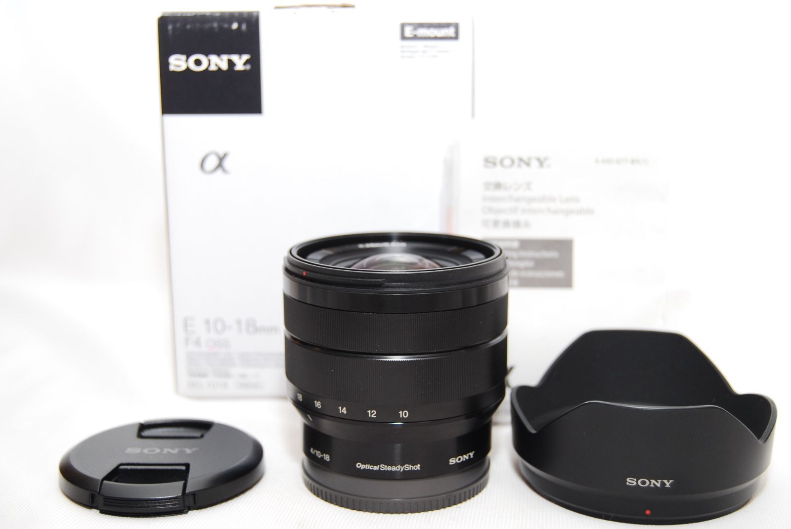 ☆極上美品 SONY 広角ズームレンズ E 10-18mm F4 OSS ソニー Eマウント