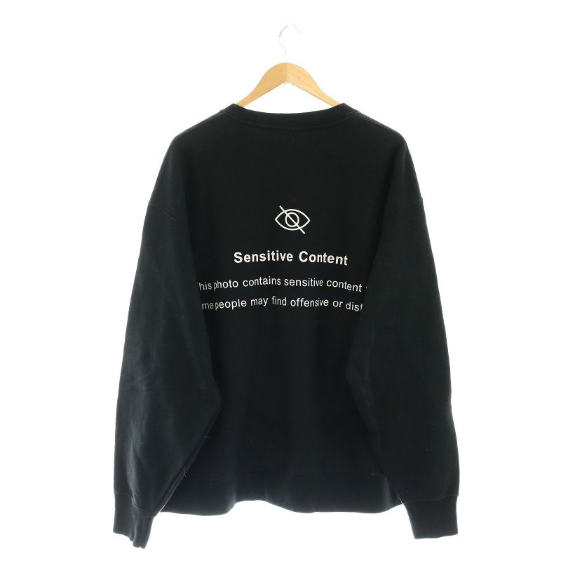 黒マルチ チャンピオン リバースウィーブ スウェット