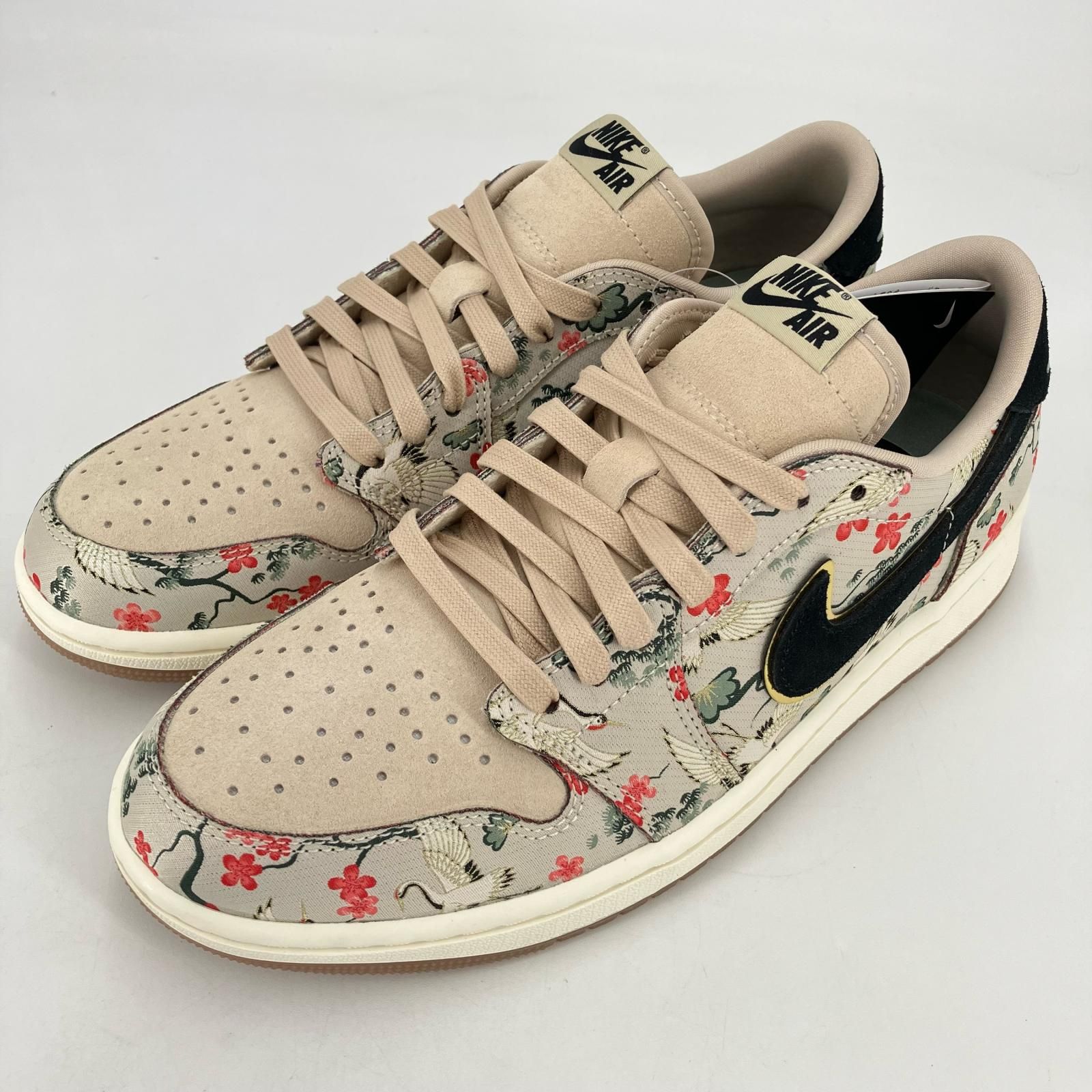 イオン広店 NIKE AIR JORDAN | ナイキ エアー ジョーダン スニーカー Air Jordan 1 Retro Low OG SP Cranes HV8293-100 総柄 27.5cm 126