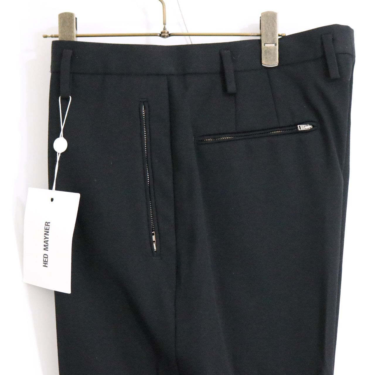 gadid anoniem hether/black スラックス GADID ANONIEM HEATHER