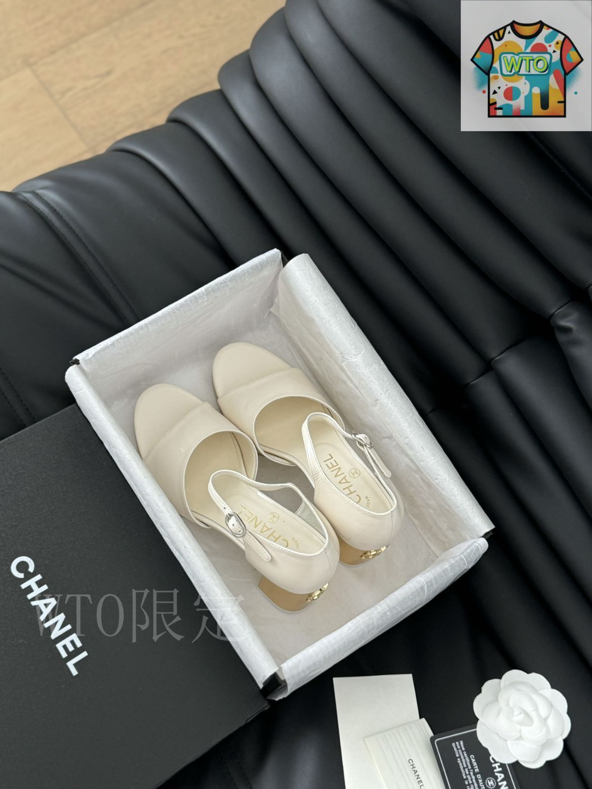 【24P☆お花のワンポイントがかわいい】CHANEL サンダル 25S 主役級に可愛い！》CHANEL サンダル 靴・シューズ