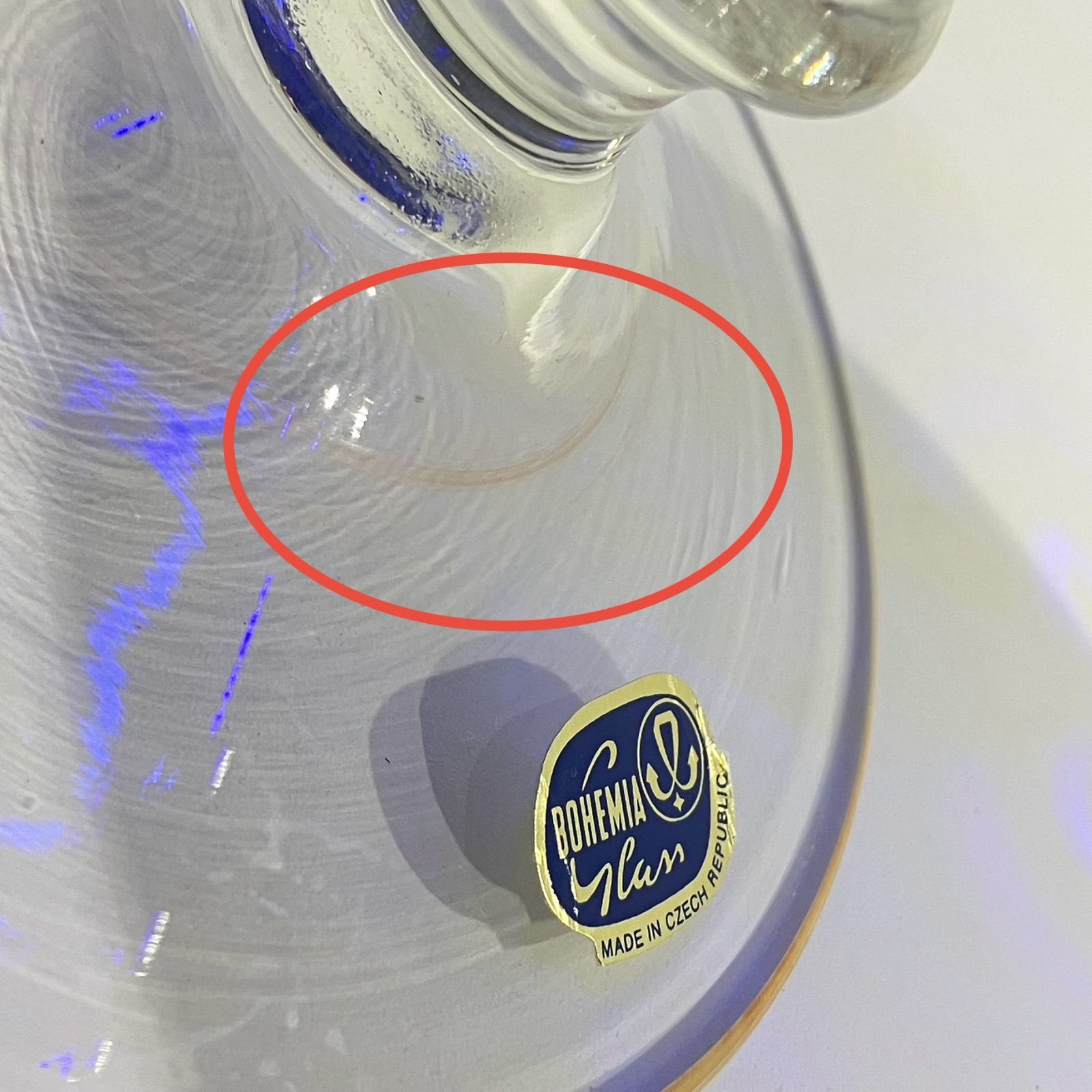 ボヘミアガラス　コンポート BOHEMIA GLASS ボヘミアガラス コンポート皿 金彩【送料無料