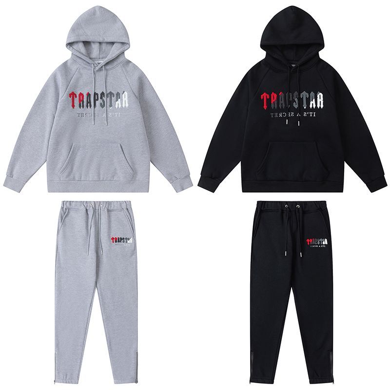 上下set！】Trapstarトラップスター セットアップ パーカー ドライハンド フリーススウェットパンツ 裏起毛 カンガルーポケットトレーナー  トップス メンズレディース スウエット カジュアル インポート ストリートファッション お洒落 秋冬-1 - メルカリ