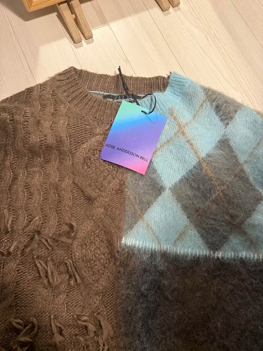 ZARA パッチワークテクスチャセーター X ANDERSSON BELL M