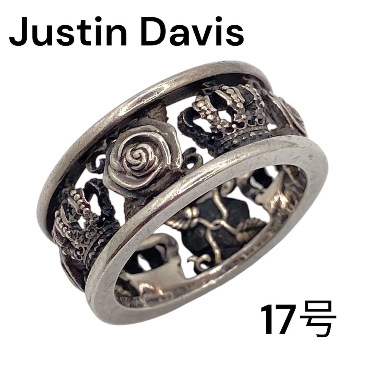 【ラッピング不可】 Justin Davis 17 LOVE MY シルバーリング ジャスティンデイビス アクセサリー