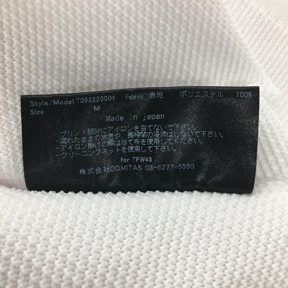 ☆SALE価格☆【美品】ティーエフダブリュー セーター 白 ロゴ