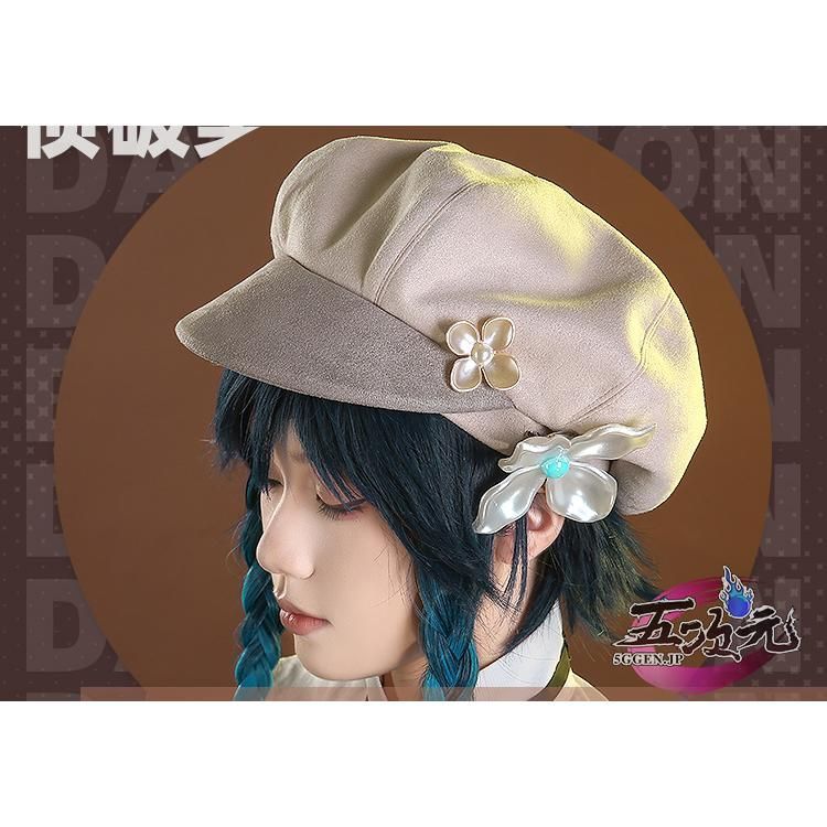 安い！かわいい！ 三分妄想 原神 コスプレ ウェンティ ダンデライオン探偵社 同人服 衣装 ウィッグ 追加可